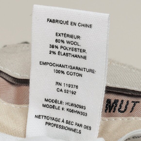 Helmut Lang AW/20 Light Grey Melange Tela Suiting Trouser Skirt - Picture 15 of 15